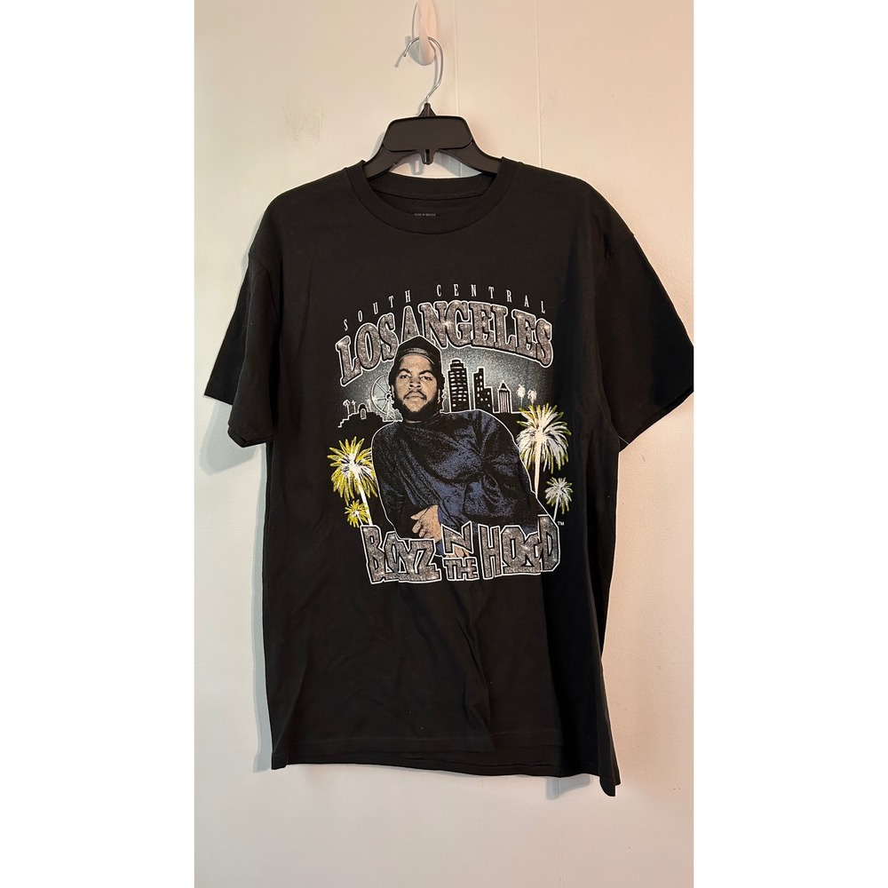 Cross Colours Boyz N The Hood South Central Los Angeles Black Graphic Tee Shirt